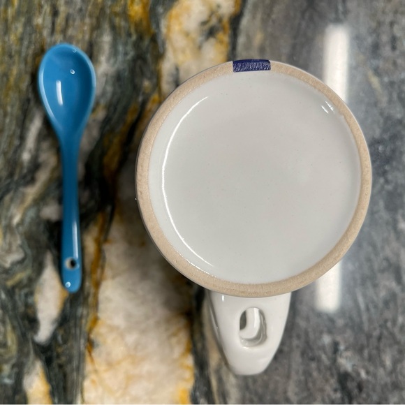 Burgos Spain Coffee Cup Mug with Spoon 12 oz. Like New Condition Displayed only - Picture 5 of 10